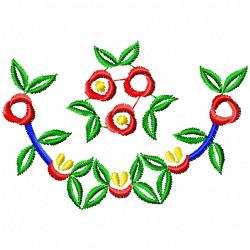 Flowers And Tree Embroidery Design 12 Flowers And Tree Embroidery Design 12